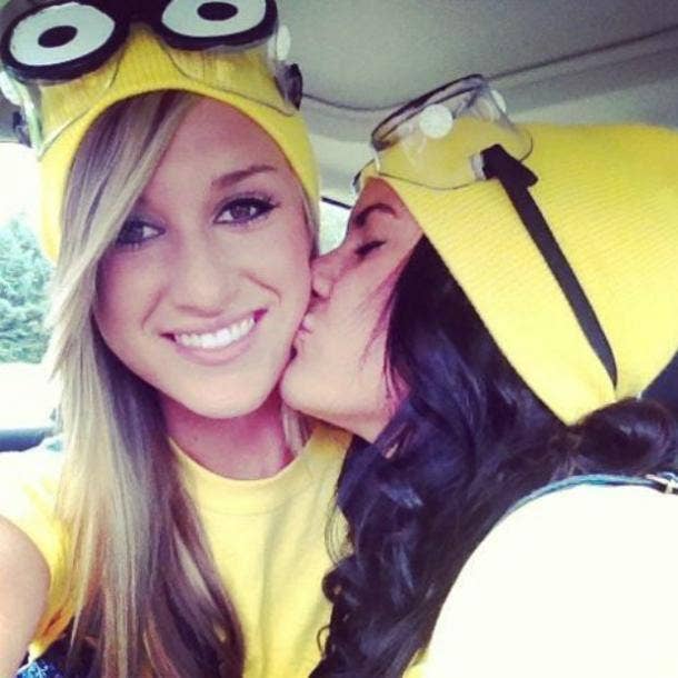 Lesbians in costumes